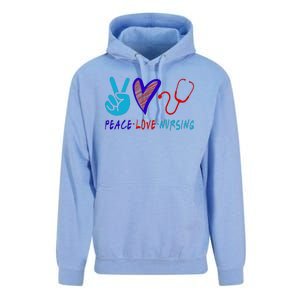 Peace Love Nursing Unisex Surf Hoodie