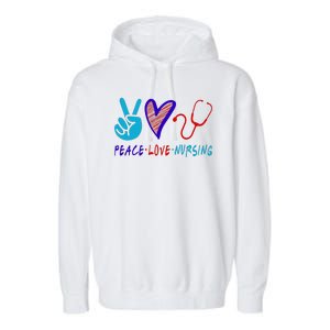 Peace Love Nursing Garment-Dyed Fleece Hoodie