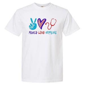 Peace Love Nursing Garment-Dyed Heavyweight T-Shirt