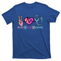 Peace Love Nursing Meaningful Gift T-Shirt