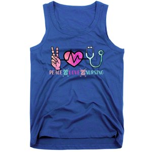 Peace Love Nursing Meaningful Gift Tank Top