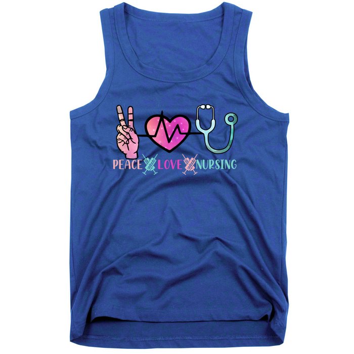 Peace Love Nursing Meaningful Gift Tank Top