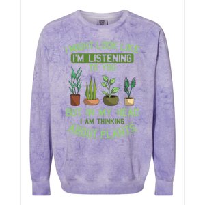 Plant Lovers Nature Gardener Horticulturalists Greenskeepers Gift Colorblast Crewneck Sweatshirt