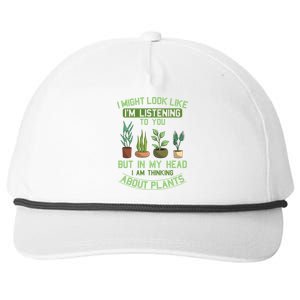 Plant Lovers Nature Gardener Horticulturalists Greenskeepers Gift Snapback Five-Panel Rope Hat