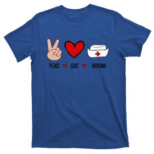 Peace Love Nursing Gift T-Shirt