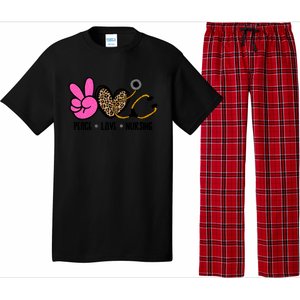 Peace Love Nursing Meaningful Gift Pajama Set