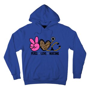 Peace Love Nursing Meaningful Gift Hoodie