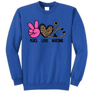 Peace Love Nursing Meaningful Gift Sweatshirt