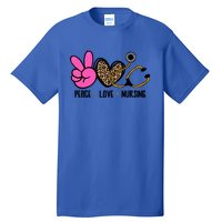 Peace Love Nursing Meaningful Gift Tall T-Shirt