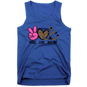 Peace Love Nursing Meaningful Gift Tank Top