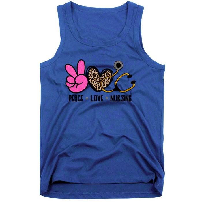 Peace Love Nursing Meaningful Gift Tank Top