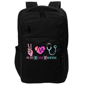 Peace Love Nursing Gift Impact Tech Backpack