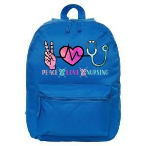 Peace Love Nursing Gift 16 in Basic Backpack