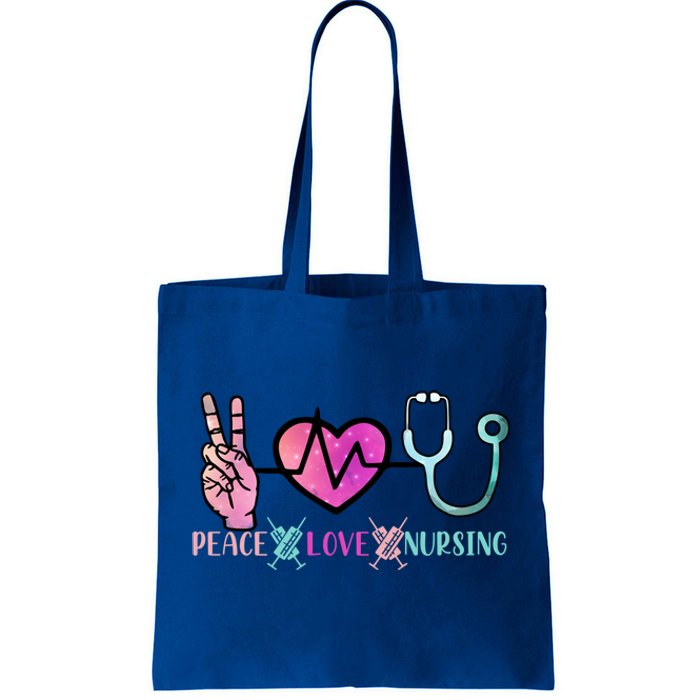 Peace Love Nursing Gift Tote Bag