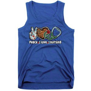 Peace Love Nursing Meaningful Gift Tank Top