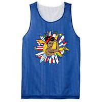 Proud Latina National Hispanic Heritage Month Feminism Gift Mesh Reversible Basketball Jersey Tank