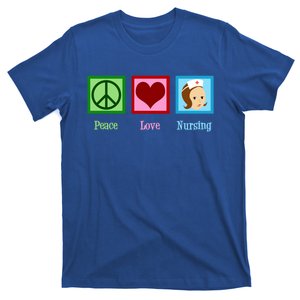 Peace Love Nursing Cute Nurse Cute Gift T-Shirt