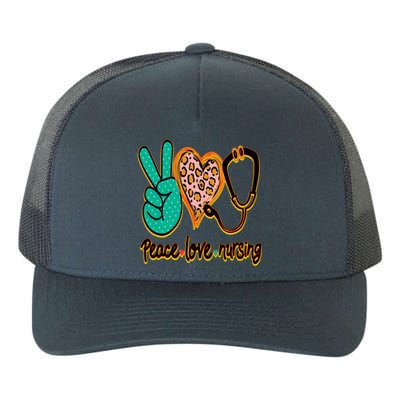 Peace Love Nursing! A Great Meme And A Great Gift! Gift Yupoong Adult 5-Panel Trucker Hat