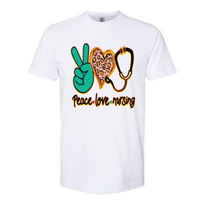 Peace Love Nursing! A Great Meme And A Great Gift! Gift Softstyle® CVC T-Shirt