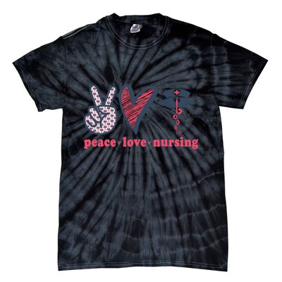 Peace Love Nursing Tie-Dye T-Shirt