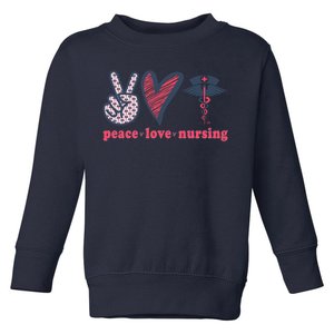 Peace Love Nursing Toddler Sweatshirt