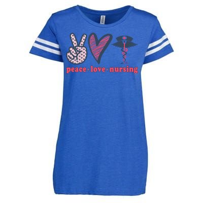 Peace Love Nursing Enza Ladies Jersey Football T-Shirt