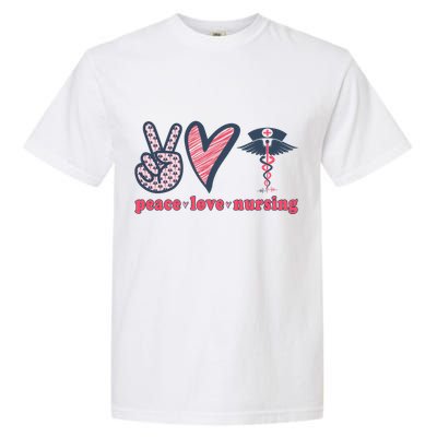 Peace Love Nursing Garment-Dyed Heavyweight T-Shirt