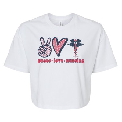 Peace Love Nursing Bella+Canvas Jersey Crop Tee