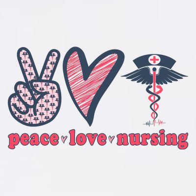 Peace Love Nursing T-Shirt