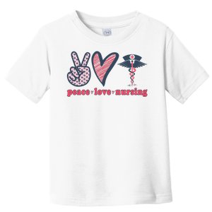 Peace Love Nursing Toddler T-Shirt