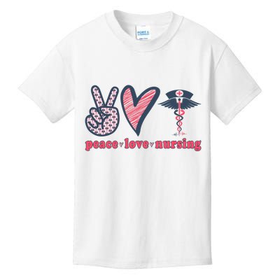 Peace Love Nursing Kids T-Shirt