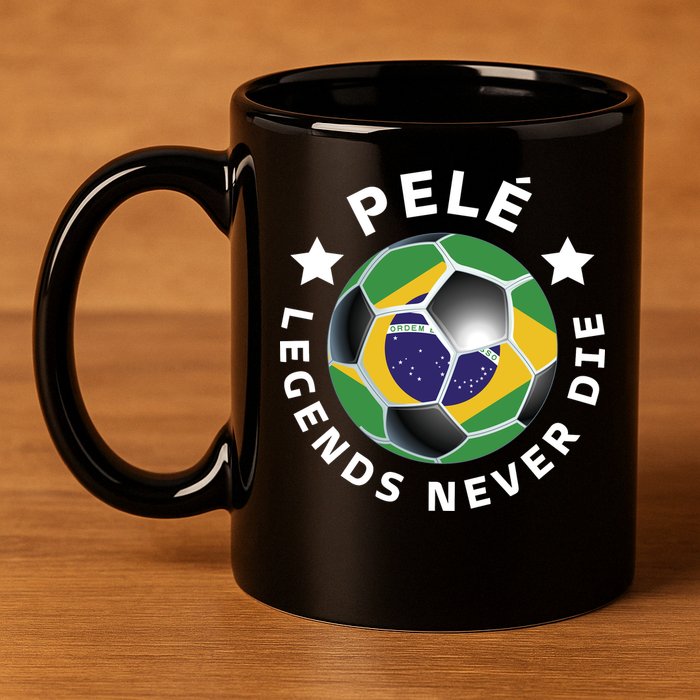 Pele | Legends Never Die | Pelé 11oz C Handle Ceramic Mug