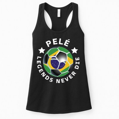 Pele | Legends Never Die | Pelé Womens Tank Top
