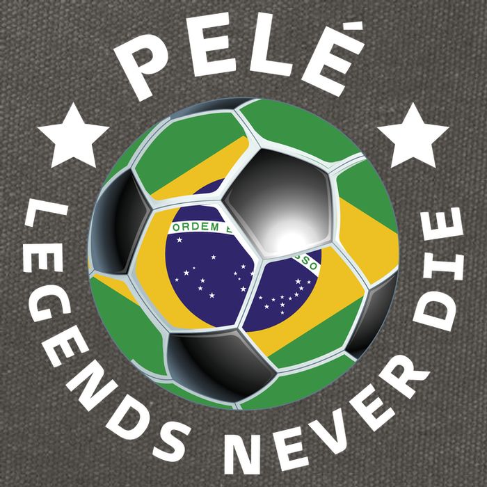 Pele | Legends Never Die | Pelé Cotton Canvas Backpack