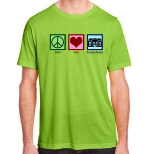 Peace Love Nursing Homes Gift Adult ChromaSoft Performance T-Shirt