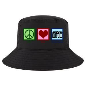 Peace Love Nursing Homes Gift Cool Comfort Performance Bucket Hat