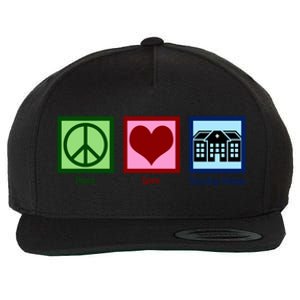 Peace Love Nursing Homes Gift Wool Snapback Cap