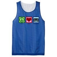 Peace Love Nursing Homes Gift Mesh Reversible Basketball Jersey Tank