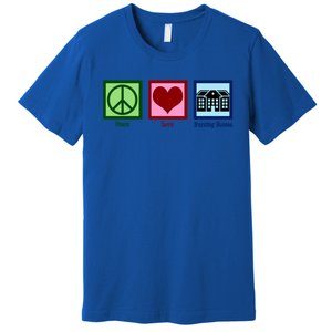 Peace Love Nursing Homes Gift Premium T-Shirt