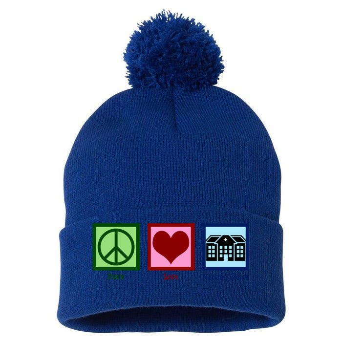 Peace Love Nursing Homes Gift Pom Pom 12in Knit Beanie