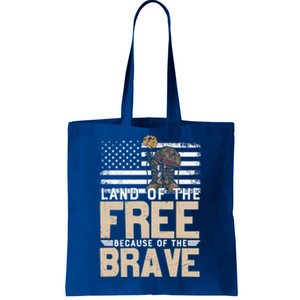 Patriot Land Of The Free Because Of The Brave Gift Tote Bag