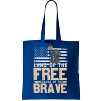 Patriot Land Of The Free Because Of The Brave Gift Tote Bag