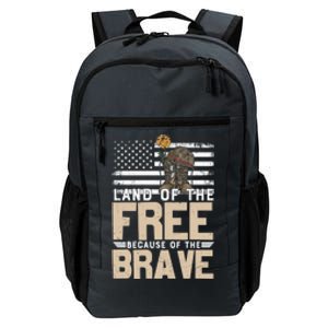 Patriot Land Of The Free Because Of The Brave Gift Daily Commute Backpack