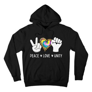 Peace Love Orange Unity Day Anti Bullying Hoodie