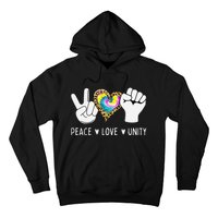 Peace Love Orange Unity Day Anti Bullying Hoodie