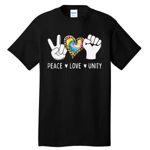 Peace Love Orange Unity Day Anti Bullying Tall T-Shirt