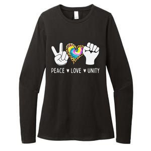 Peace Love Orange Unity Day Anti Bullying Womens CVC Long Sleeve Shirt