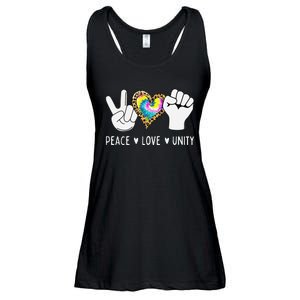 Peace Love Orange Unity Day Anti Bullying Ladies Essential Flowy Tank