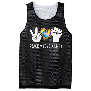 Peace Love Orange Unity Day Anti Bullying Mesh Reversible Basketball Jersey Tank