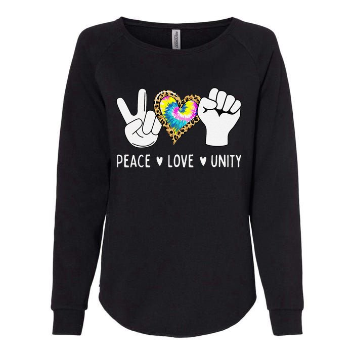 Peace Love Orange Unity Day Anti Bullying Womens California Wash Sweatshirt